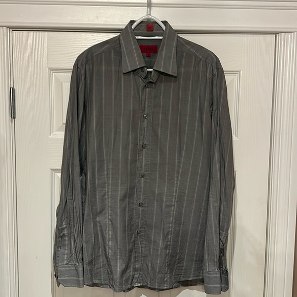 Hugo Boss Red Label Mens Dress Shirt Size L - Picture 1 of 3